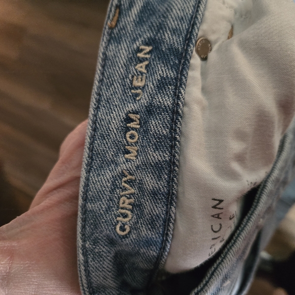 American Eagle, Women's, Size 12, Curvy Mom Jean, Perfect Shape, Holes - Picture 6 of 10